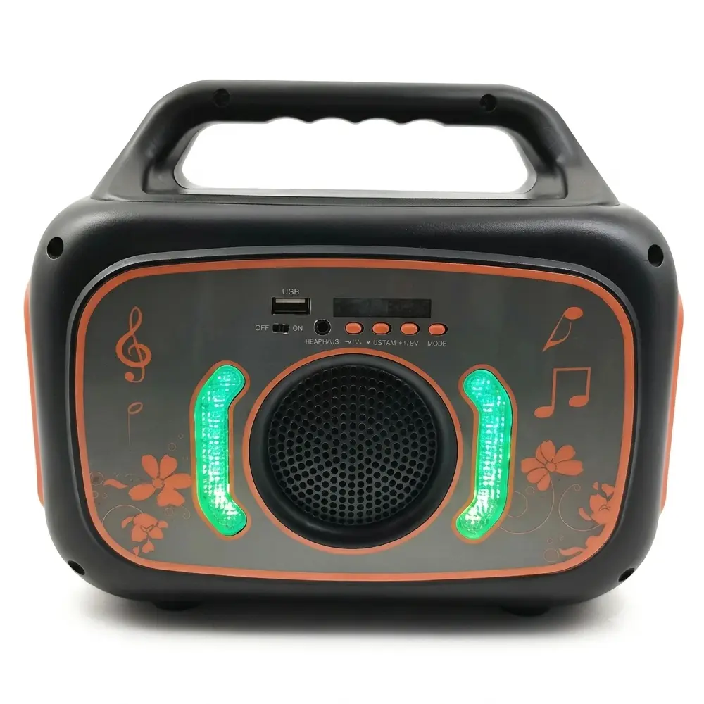 300W LiFePO4 Portable Power Station with Bluetooth Speaker - 2