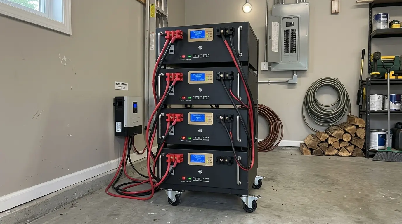 Home Stacked Solar Lithium Battery
